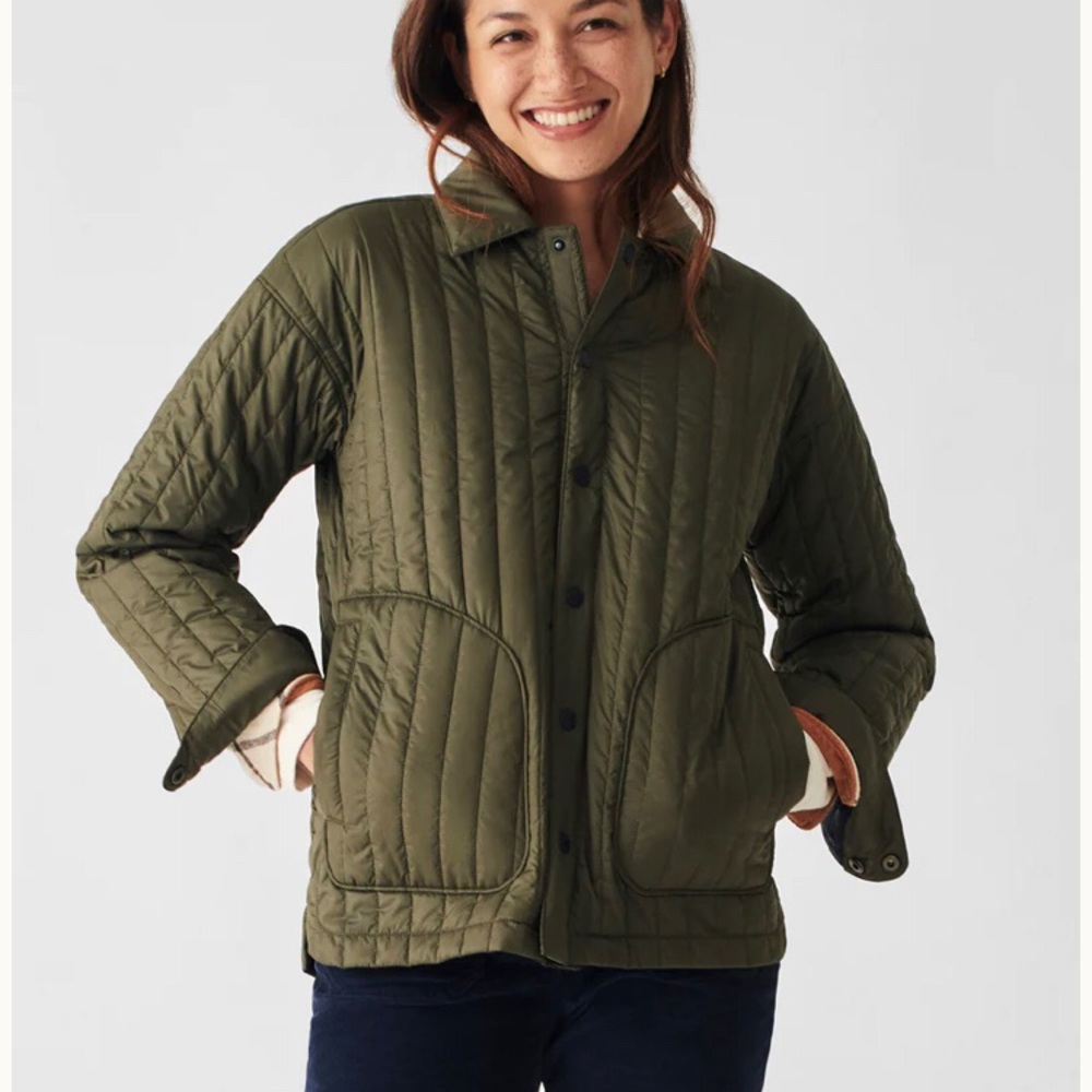 Faherty Atmosphere Jacket NWOT. Beautiful! Size S never worn. Tag is missing - Picture 3 of 8